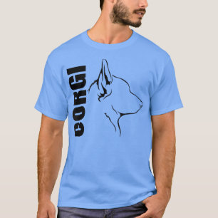 Proud Welsh Corgi Profil Dog Rasse Dog1136 T-Shirt