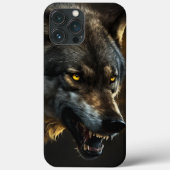 Proud Wolf iPhone Case (Rückseite)