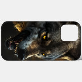 Proud Wolf iPhone Case (Rückseite (Horizontal))