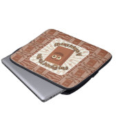 Proud Word Nerd Muster Slogan Spaß Kunst Laptopschutzhülle (Vorne Knopf)