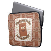 Proud Word Nerd Muster Slogan Spaß Kunst Laptopschutzhülle (Vorderseite Links)