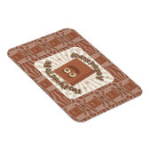 Proud Word Nerd Muster Slogan Spaß Kunst Magnet (Rechte Seite)