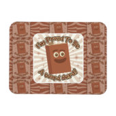 Proud Word Nerd Muster Slogan Spaß Kunst Magnet (Horizontal)