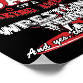 Proud Wrestling Coach Phantastisch Wrestling Team  Poster (Ecke)