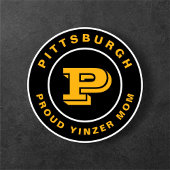 Proud Yinzer Mama Pittsburgh Vintager T - Shirt