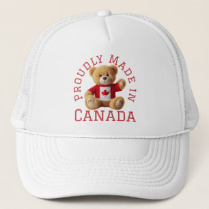 Proudding Made in Canada mit Teddy Bear Truckerkappe
