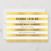 Proudly Brushed Abschluss Ankündigung - Gold (Rückseite)