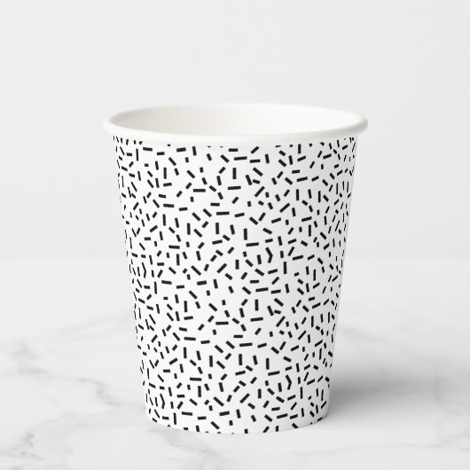 Proudly Brushed Graduation Party Paper Cup Pappbecher (Rückseite)