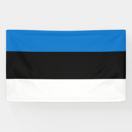 Proudly Display the National Flag of Estonia Banner