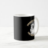 Proudly Serving The Bble Army Funny Meme Dog Kaffeetasse (VorderseiteRechts)
