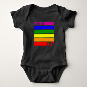 PROUELL FLAG LGBT-Pride Monat LGBTQ Rainbow Baby Strampler