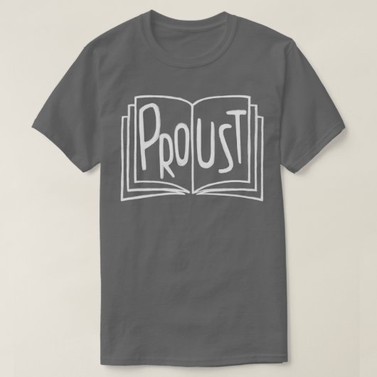 Proust Book Marcel Proust T-Shirt (Design vorne)