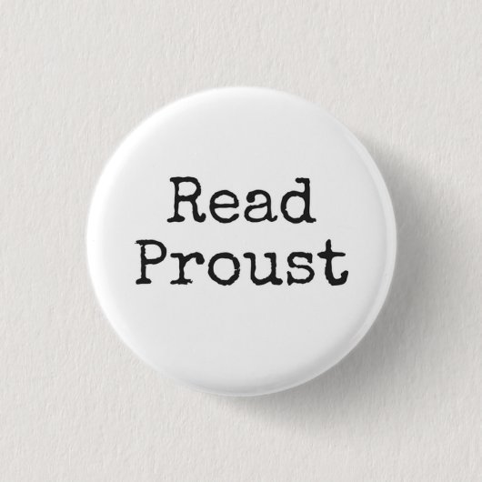Proust lesen button (Vorderseite)