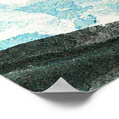 Prouts Neck, Kunstmalerei von Winslow Homer, Poster (Ecke)