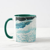 Prouts Neck, Kunstmalerei von Winslow Homer,   Tasse (Links)