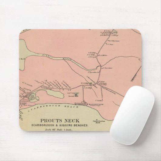 Prouts Neck Scarborough, Higgins Strände Mousepad (Mit Mouse)