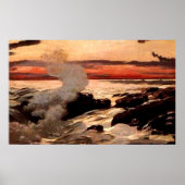 "Prout's Neck" von Winslow Homer - Drucken Poster (Vorne)