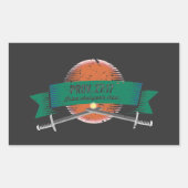 Prov. 27:17 Eisen-Sharpens-Eisen Rechteckiger Aufkleber (Vorderseite)