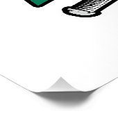 Prov. 27:17 Iron Sharpens Iron Grunge Version Poster (Ecke)