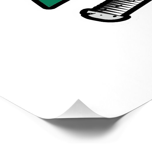 Prov. 27:17 Iron Sharpens Iron Grunge Version Poster (Ecke)