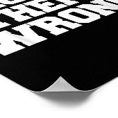 Prove Them Wrong Athlete Srt Gym Motivation Poster (Ecke)