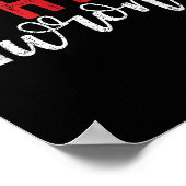 Prove Them Wrong Motivational Emwerment Message  Poster (Ecke)