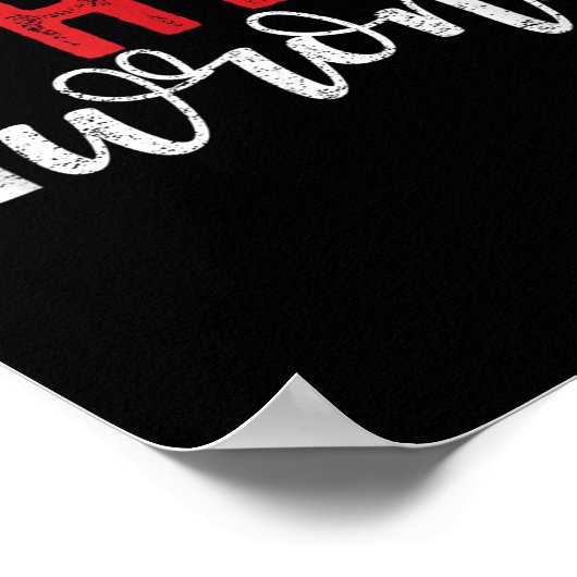 Prove Them Wrong Motivational Emwerment Message  Poster (Ecke)