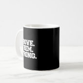 Prove Them Wrong Workout Training Motivation Logo  Kaffeetasse (Vorderseite Links)