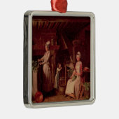 Provencal Küche Silbernes Ornament (Rechts)