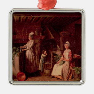Provencal Küche Silbernes Ornament