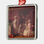 Provencal Küche Silbernes Ornament (Links)