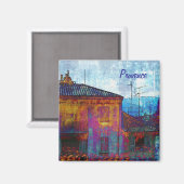 Provence-Abend-Magnet Magnet (Vorderseite/Rückseite)