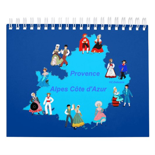 Provence-Alpes-Côte d’Azur, Frankreich Kalender (Titelbild)