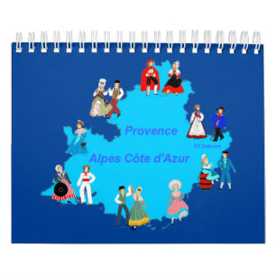 Provence-Alpes-Côte d’Azur, Frankreich Kalender