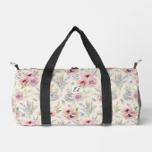 Provence Bloral Print Cut Nähtasche Duffle Bag (Vorderseite)