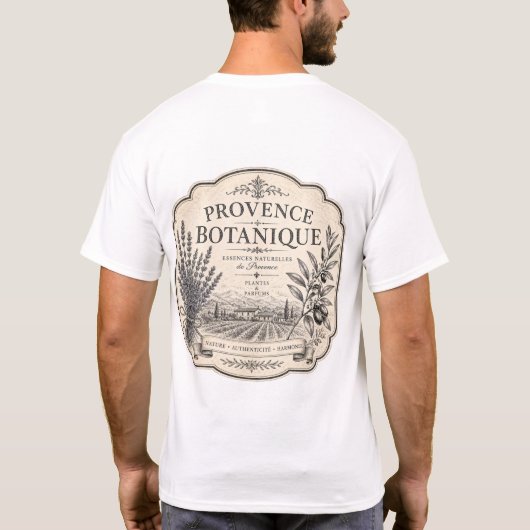 Provence Botanik T-Shirt (Rückseite)