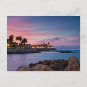 Provence - Burg von Antibes Postkarte