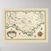 Provence Carte Poster (Vorne)
