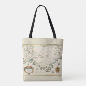 Provence Carte Tote Bag All-Over-Print Tasche (Rückseite)