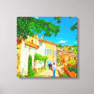 Provence Dorf Menerbes, Frankreich. Leinwanddruck