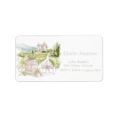 Provence Elegante Adressaufkleber (Vorne)