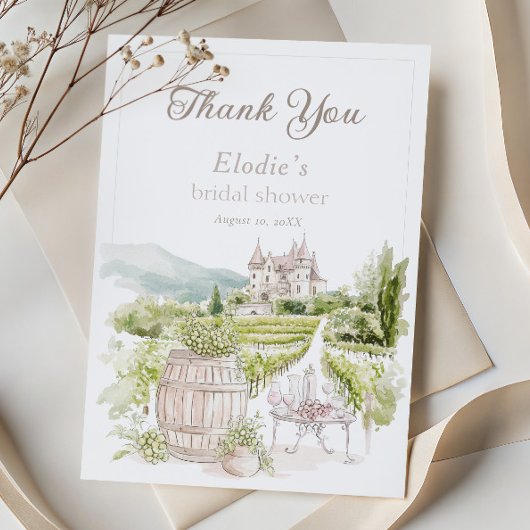 Provence Elegante Dankeskarte