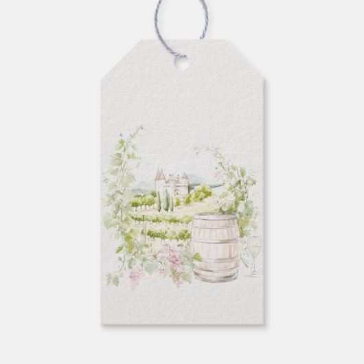 Provence Elegante Geschenkanhänger (Rückseite)