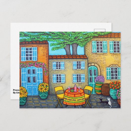 Provence Erinnerungen Postkarte von Lisa Lorenz (Vorne/Hinten)