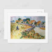 Provence Farmhouse Style Van Gogh Postkarte (Vorne/Hinten)