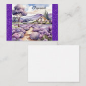 Provence France Französisch Lavender Field Waterco Mitteilungskarte (Vorne/Hinten)