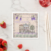Provence France Lavender Blume Sommer Liebe Serviette (Beispiel)