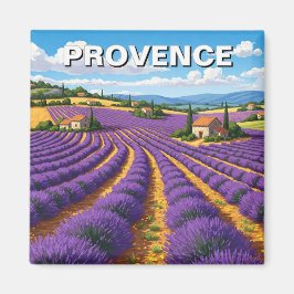Provence France Lavender Fields Travel Magnet