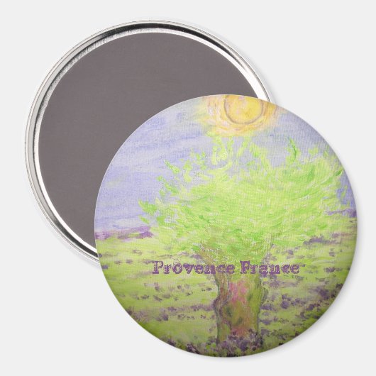 Provence France Magnet (Vorderseite/Rückseite)