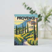 Provence France Postkarte (Stehend Vorderseite)